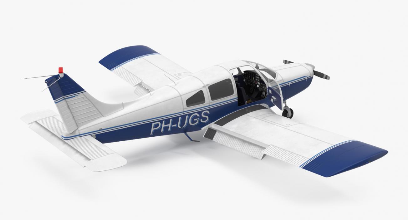 Piper PA-28-161 Cherokee 3D model