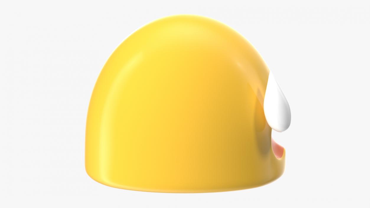 Tired Face Android Emoji 3D model