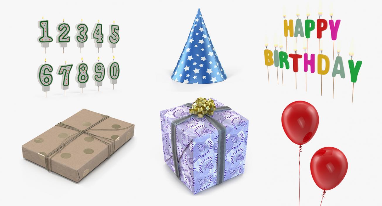 3D model Happy Birthday 3D Models Collection