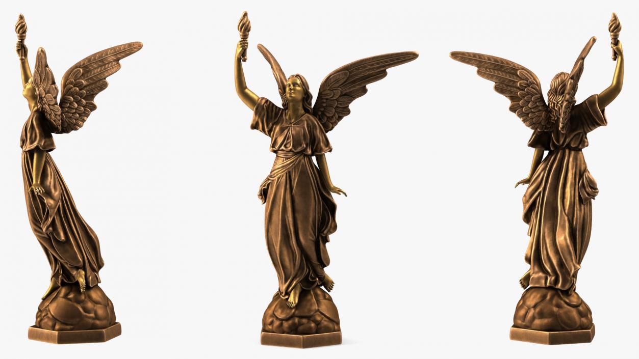 3D model Heavens Angel Cast Bronze