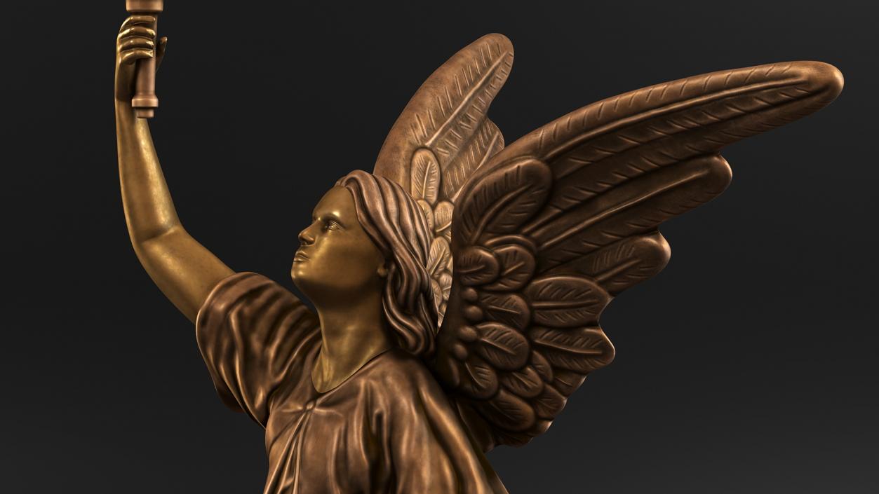 3D model Heavens Angel Cast Bronze