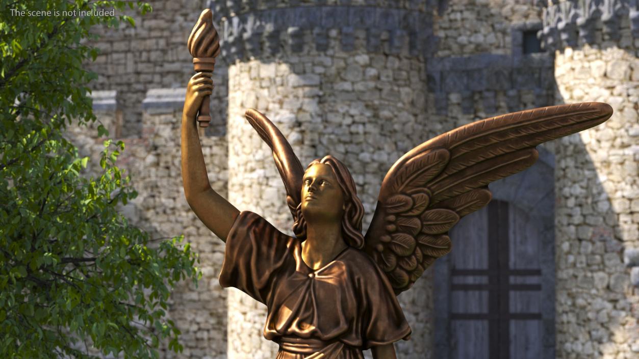 3D model Heavens Angel Cast Bronze