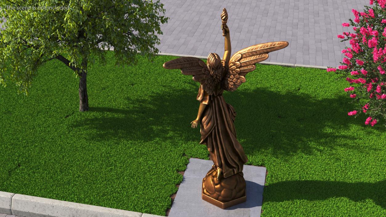 3D model Heavens Angel Cast Bronze