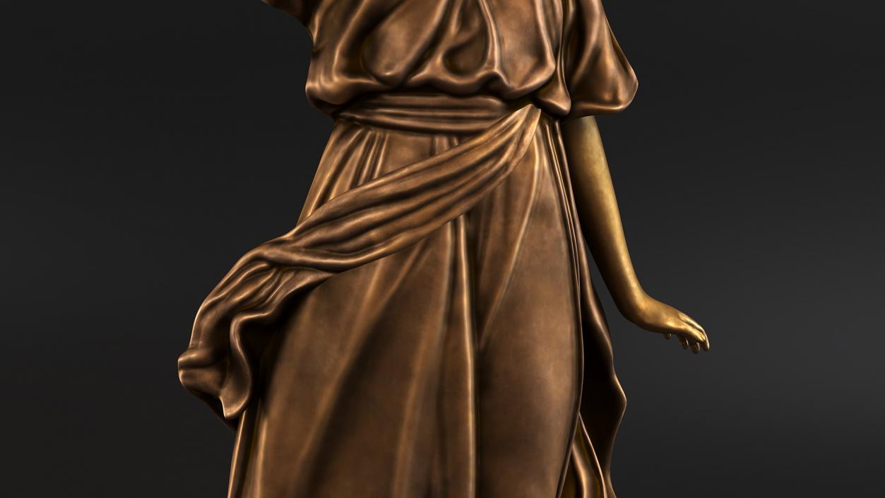 3D model Heavens Angel Cast Bronze