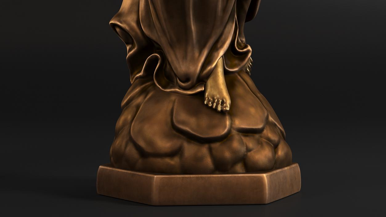 3D model Heavens Angel Cast Bronze