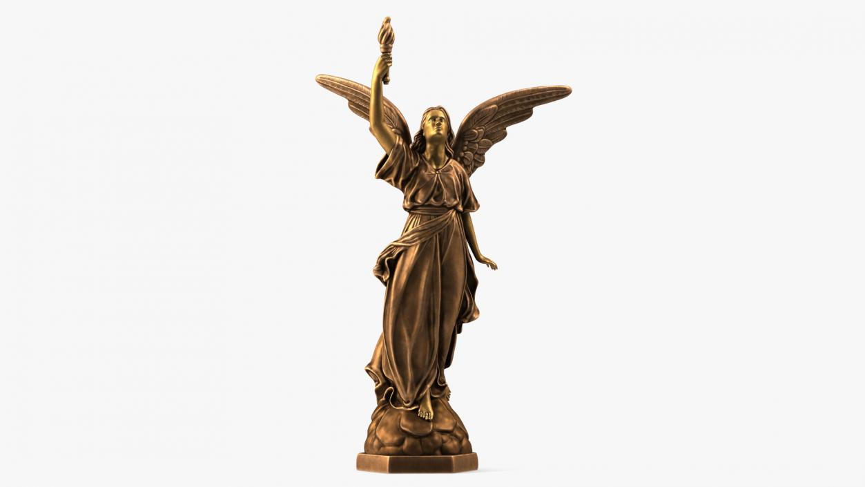 3D model Heavens Angel Cast Bronze