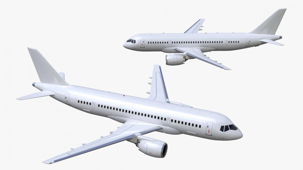 Narrow Body Airliner Flight 2 3D model