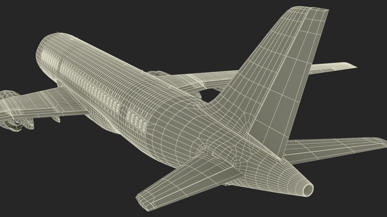 Narrow Body Airliner Flight 2 3D model