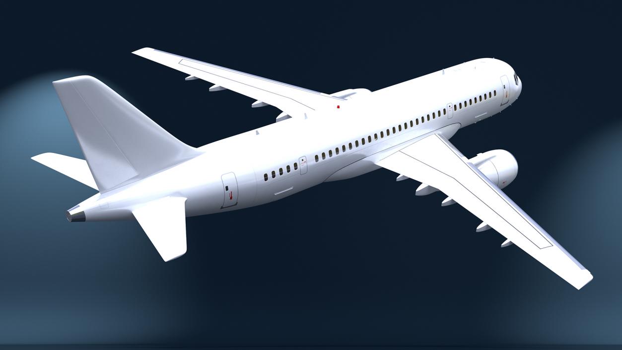 Narrow Body Airliner Flight 2 3D model