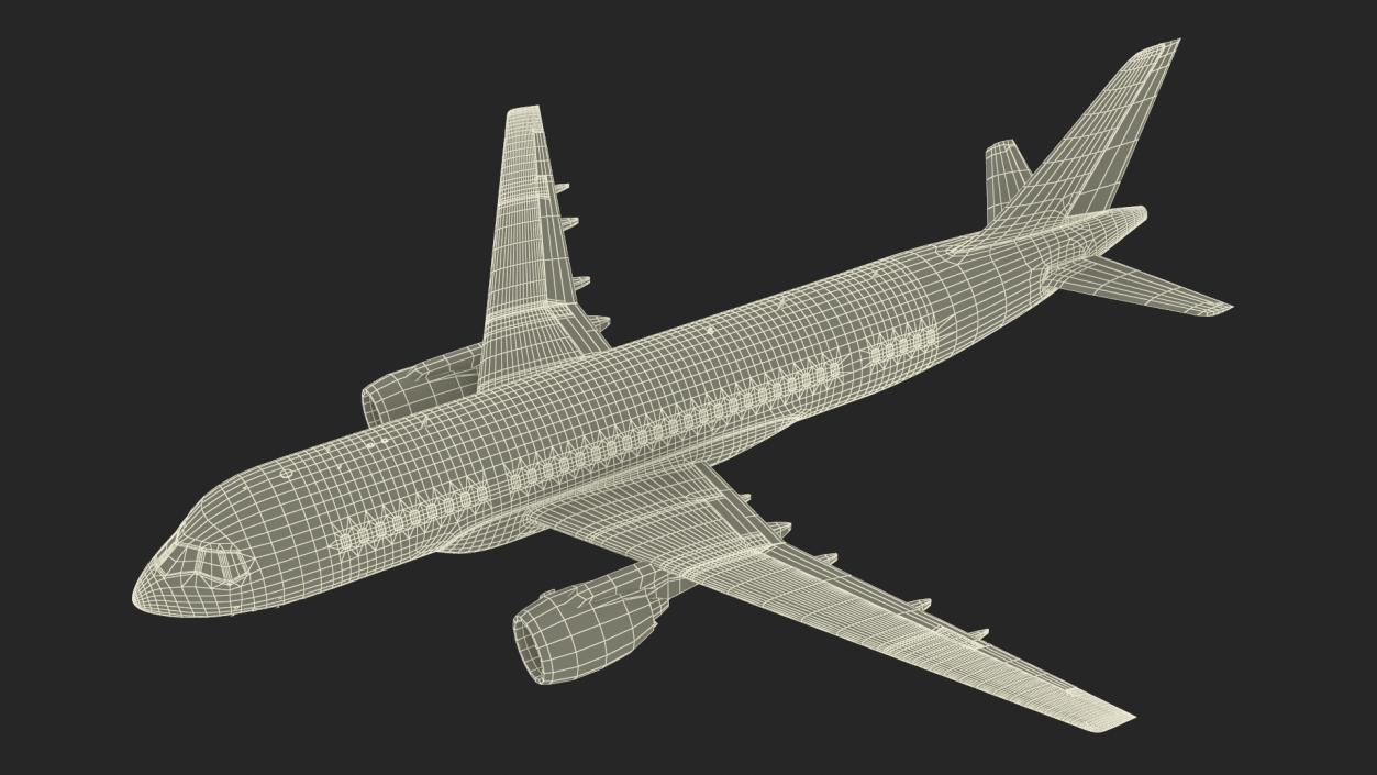 Narrow Body Airliner Flight 2 3D model