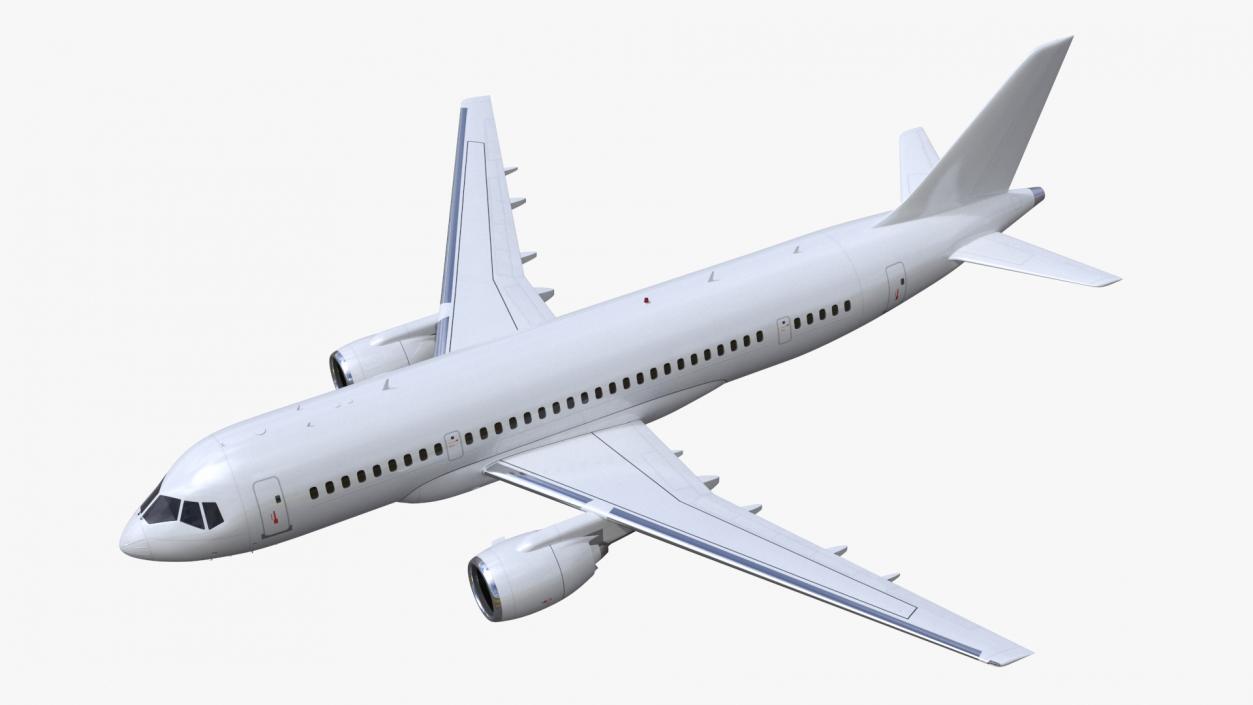 Narrow Body Airliner Flight 2 3D model