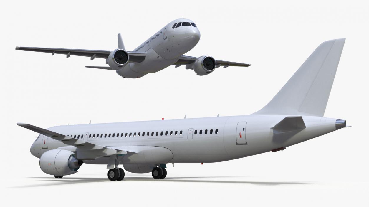 Narrow Body Airliner Flight 2 3D model