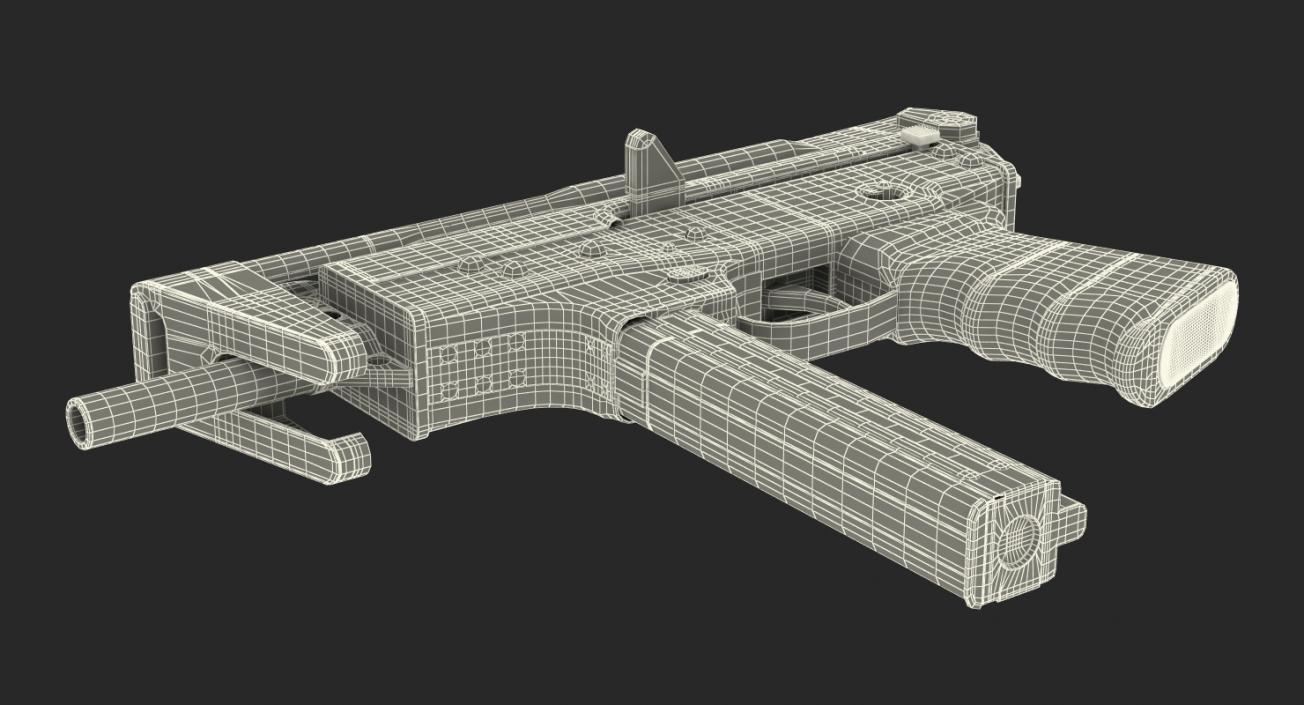 3D model Submachine Gun PP-91 KEDR