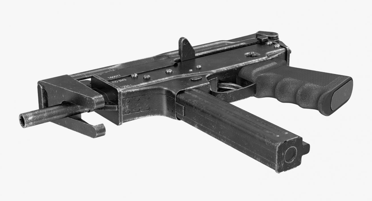 3D model Submachine Gun PP-91 KEDR