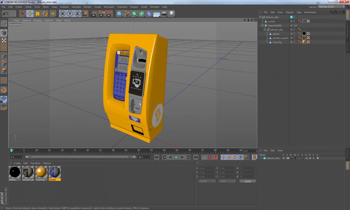 3D Bitcoin Atm