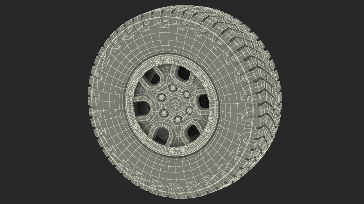 3D Off Road Tire model