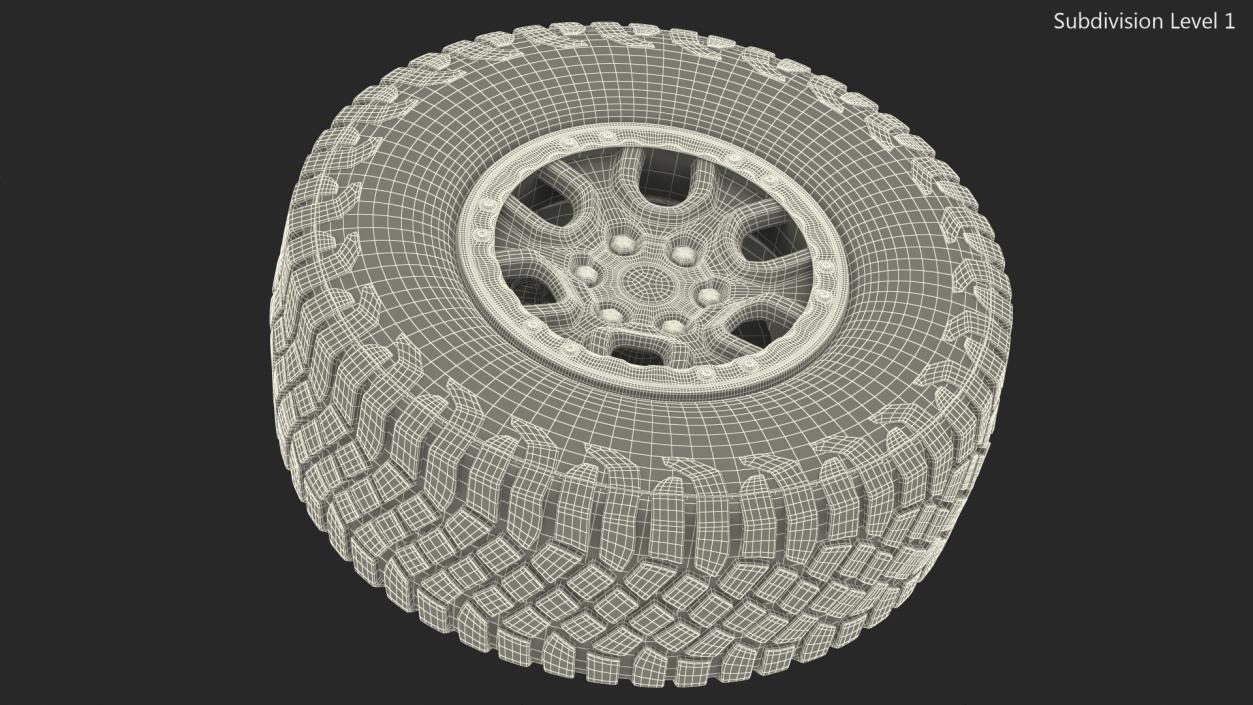 3D Off Road Tire model