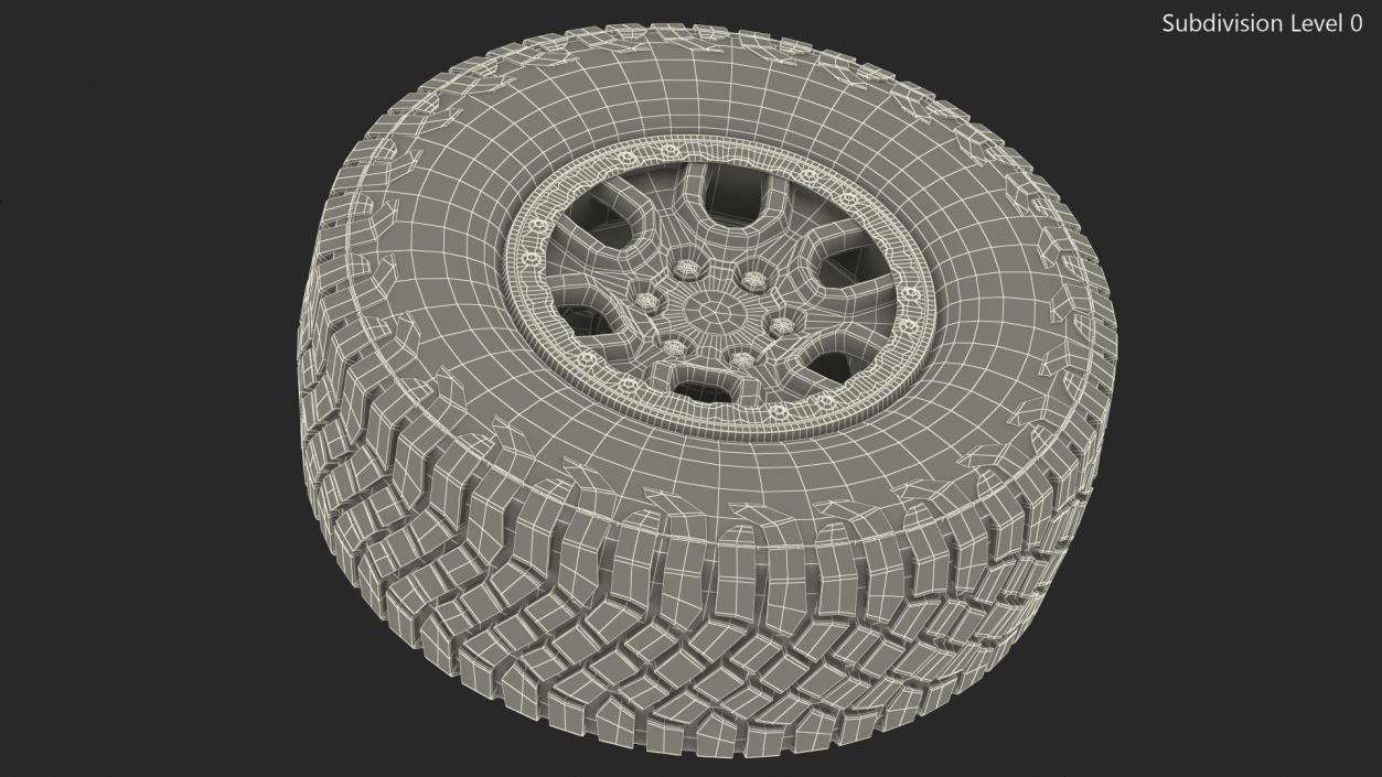 3D Off Road Tire model