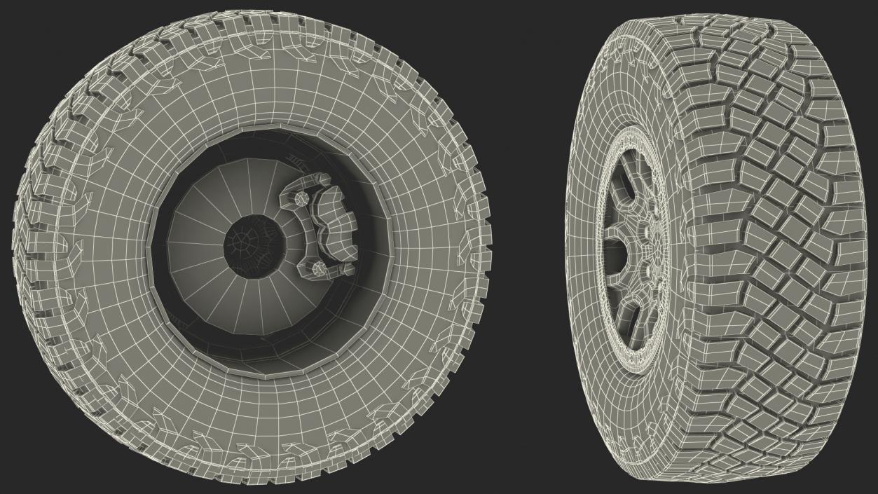 3D Off Road Tire model