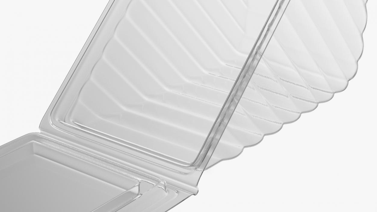 3D model Plastic Wedge for 2 Sandwiches Open