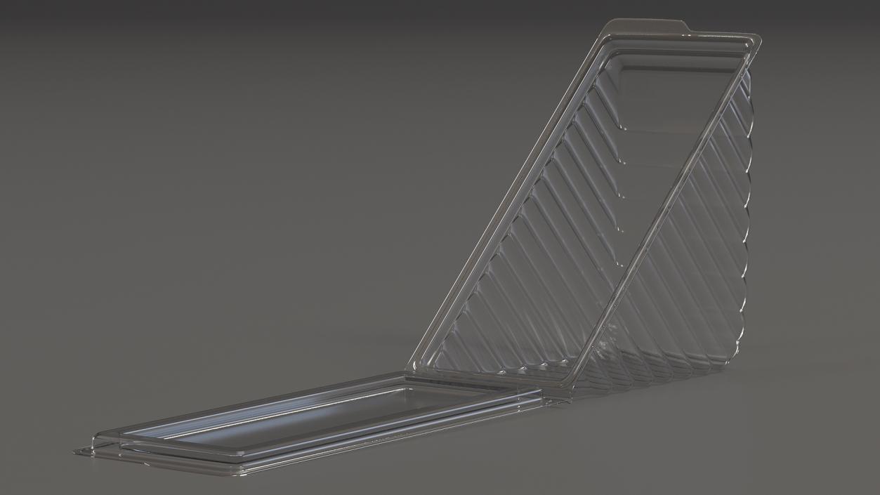 3D model Plastic Wedge for 2 Sandwiches Open