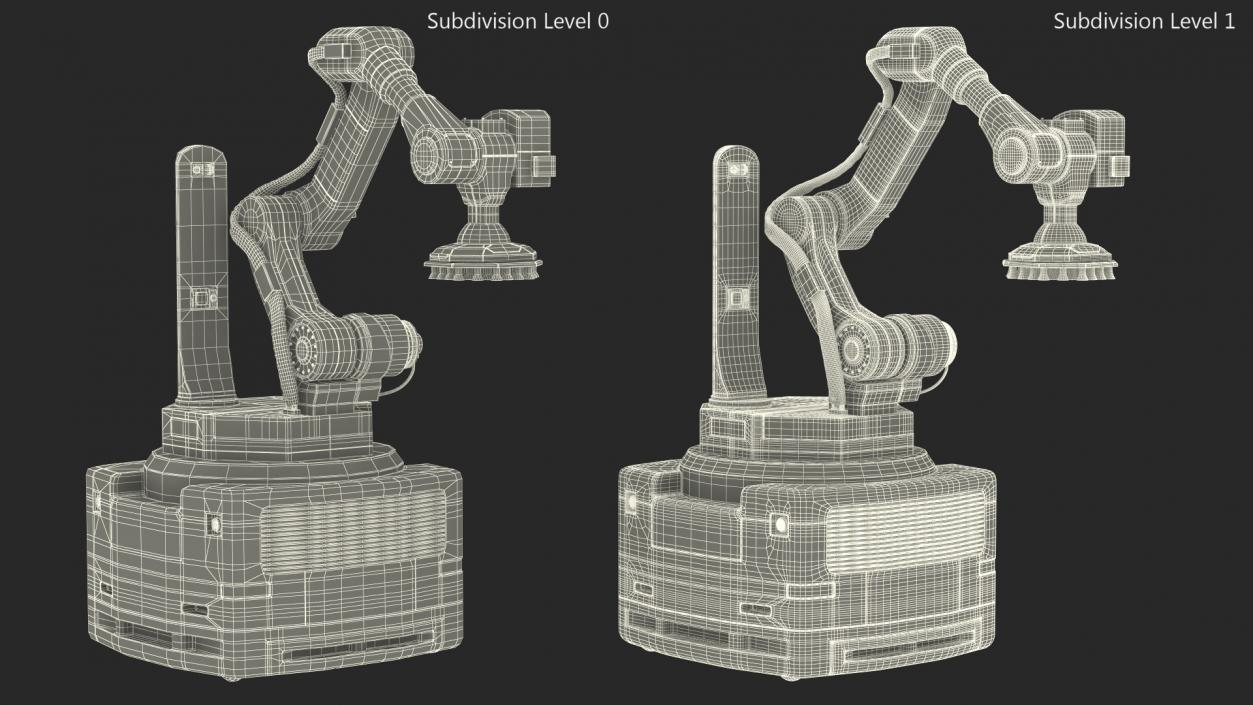 Warehouse Loader Robot Blue 3D