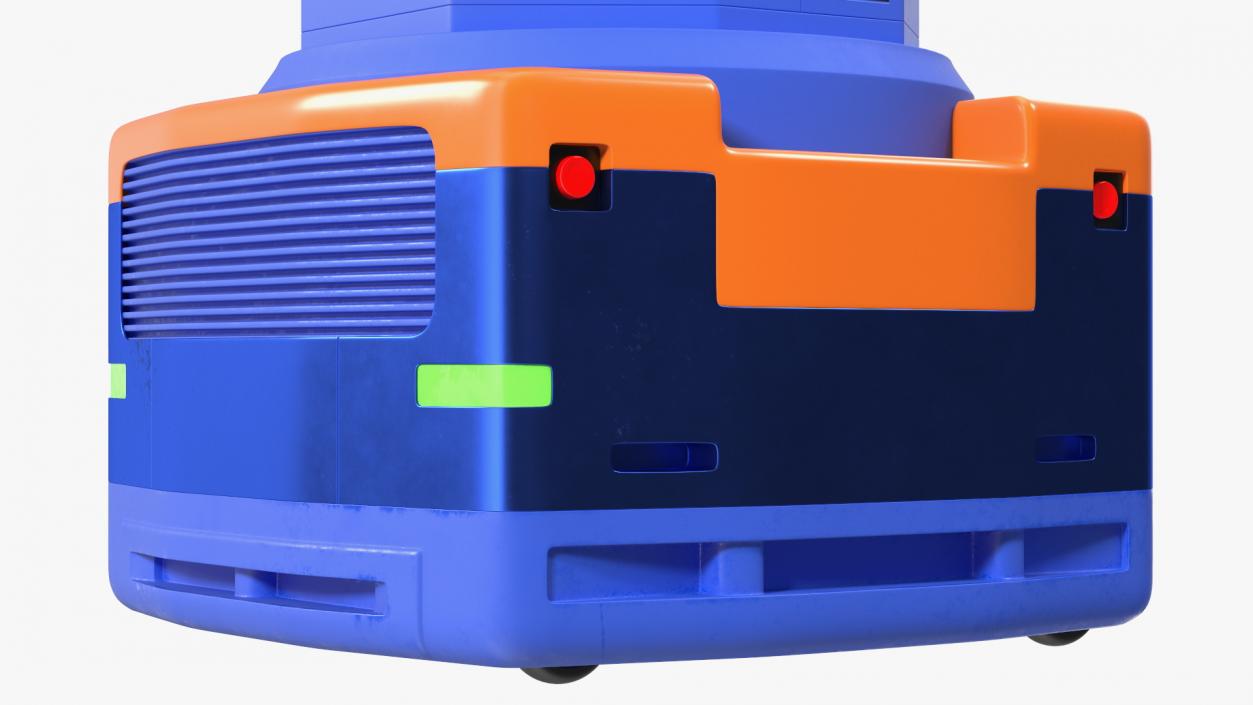 Warehouse Loader Robot Blue 3D