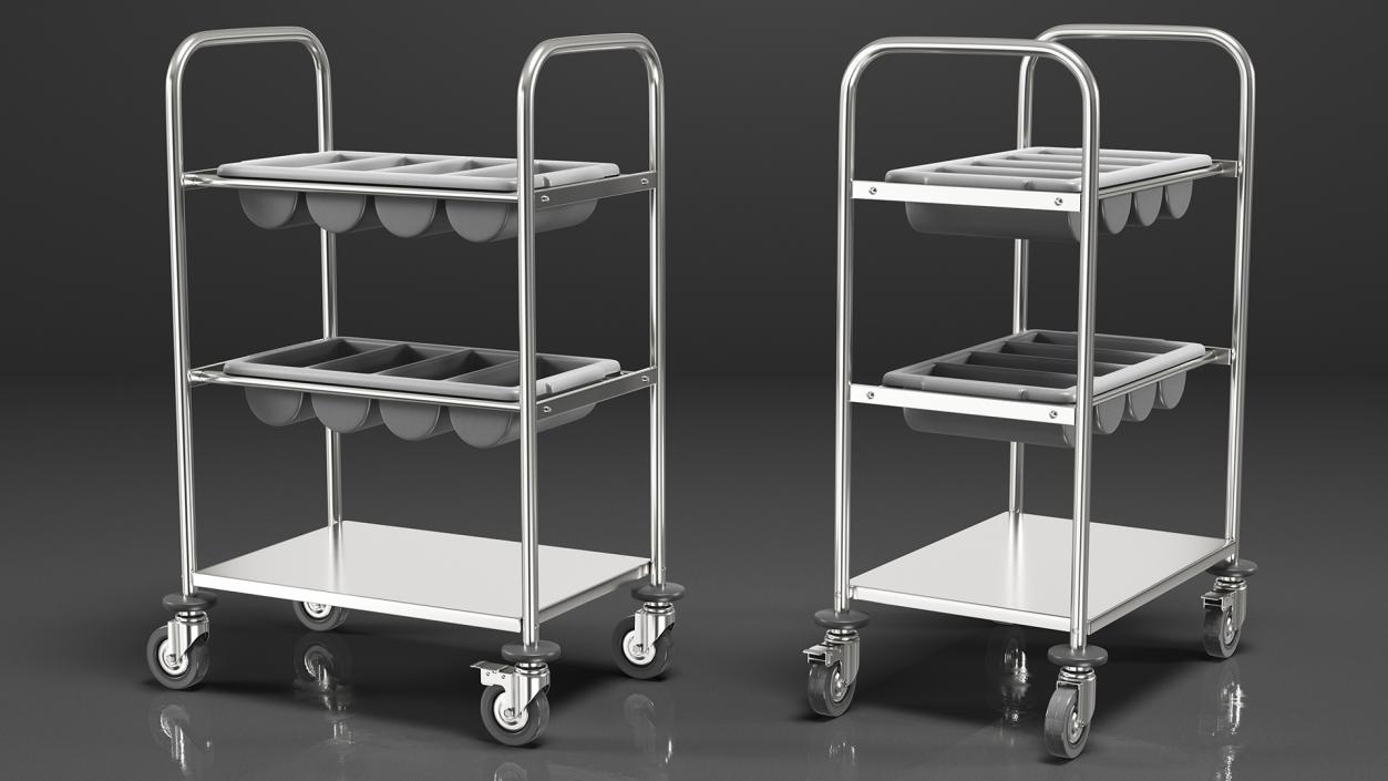 Serving Trolleys Collection 3D