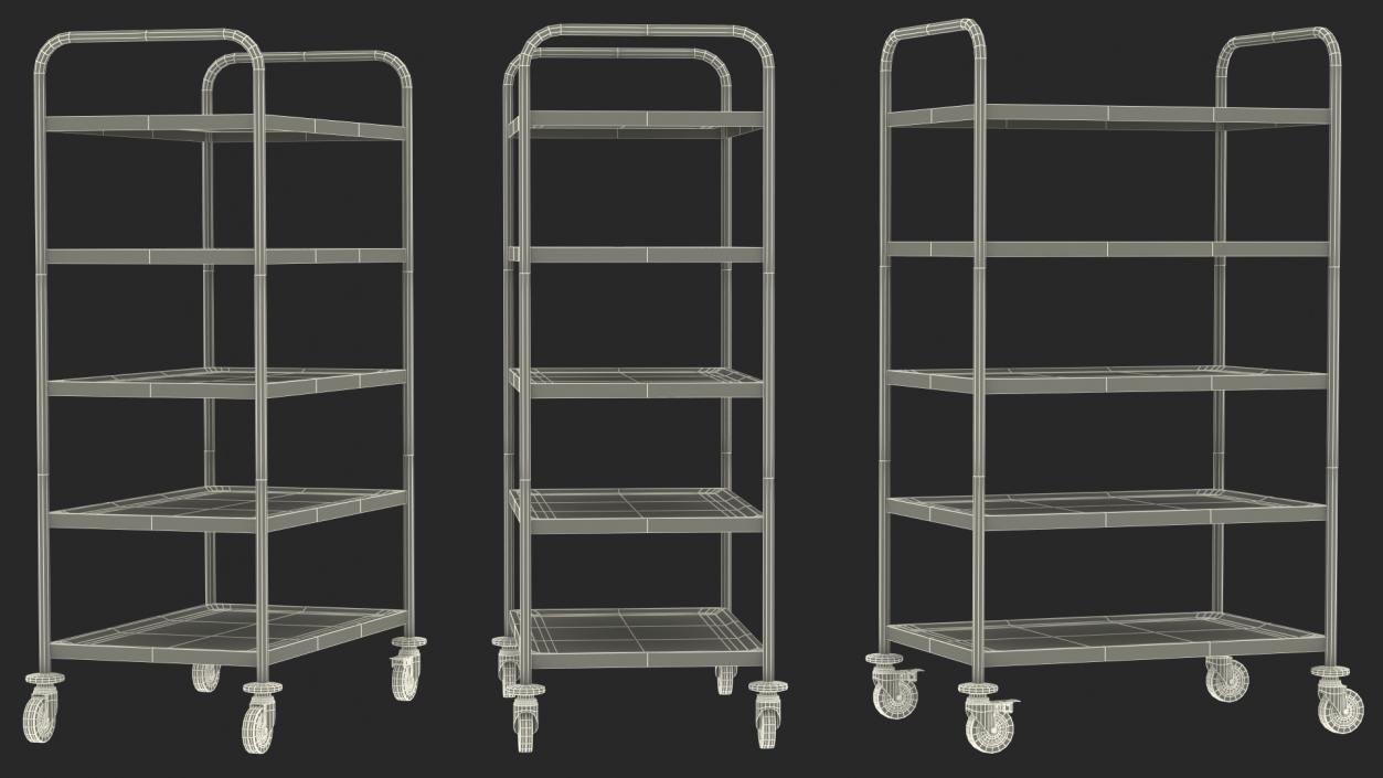 Serving Trolleys Collection 3D