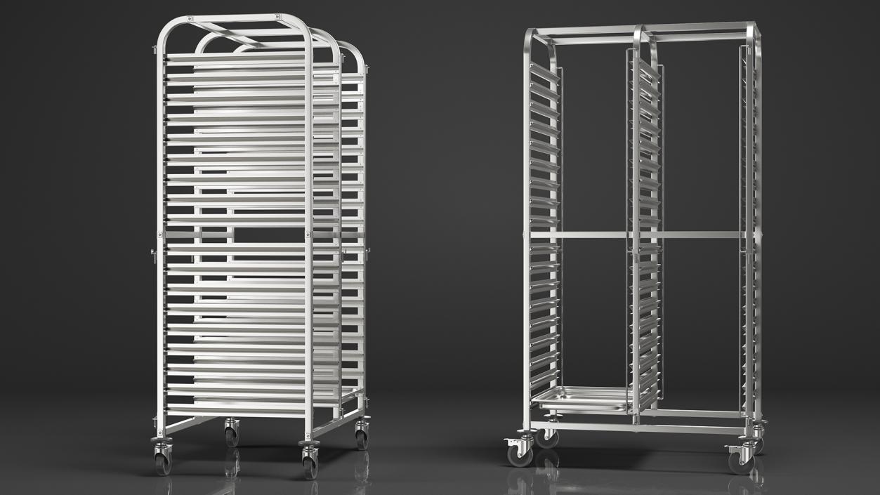 Serving Trolleys Collection 3D