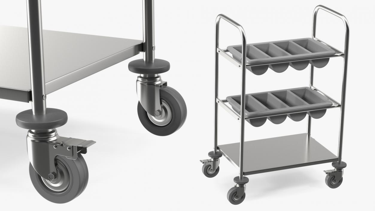 Serving Trolleys Collection 3D