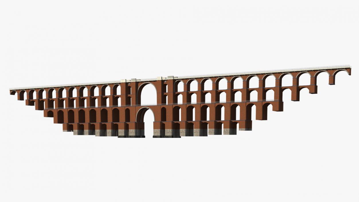 3D model Goltzsch Viaduct German Railway Bridge 2