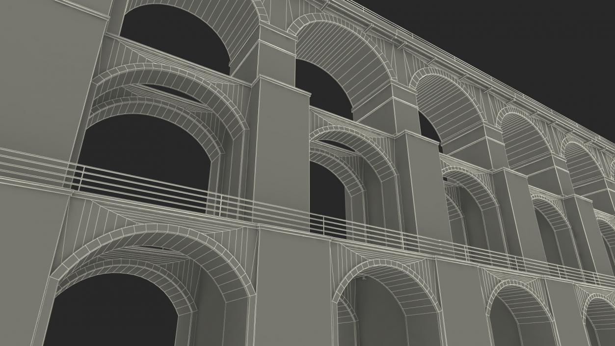 3D model Goltzsch Viaduct German Railway Bridge 2