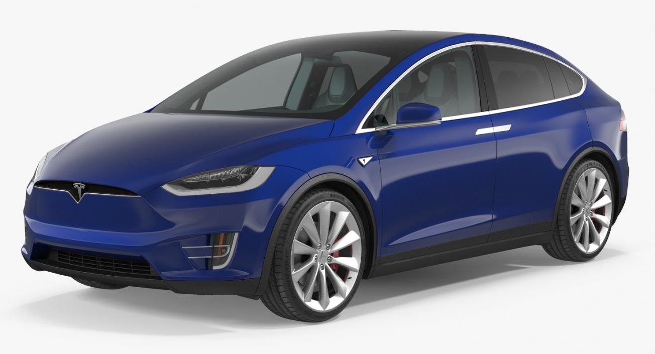 Rigged Tesla Cars Big 3D Models Collection 2 3D model