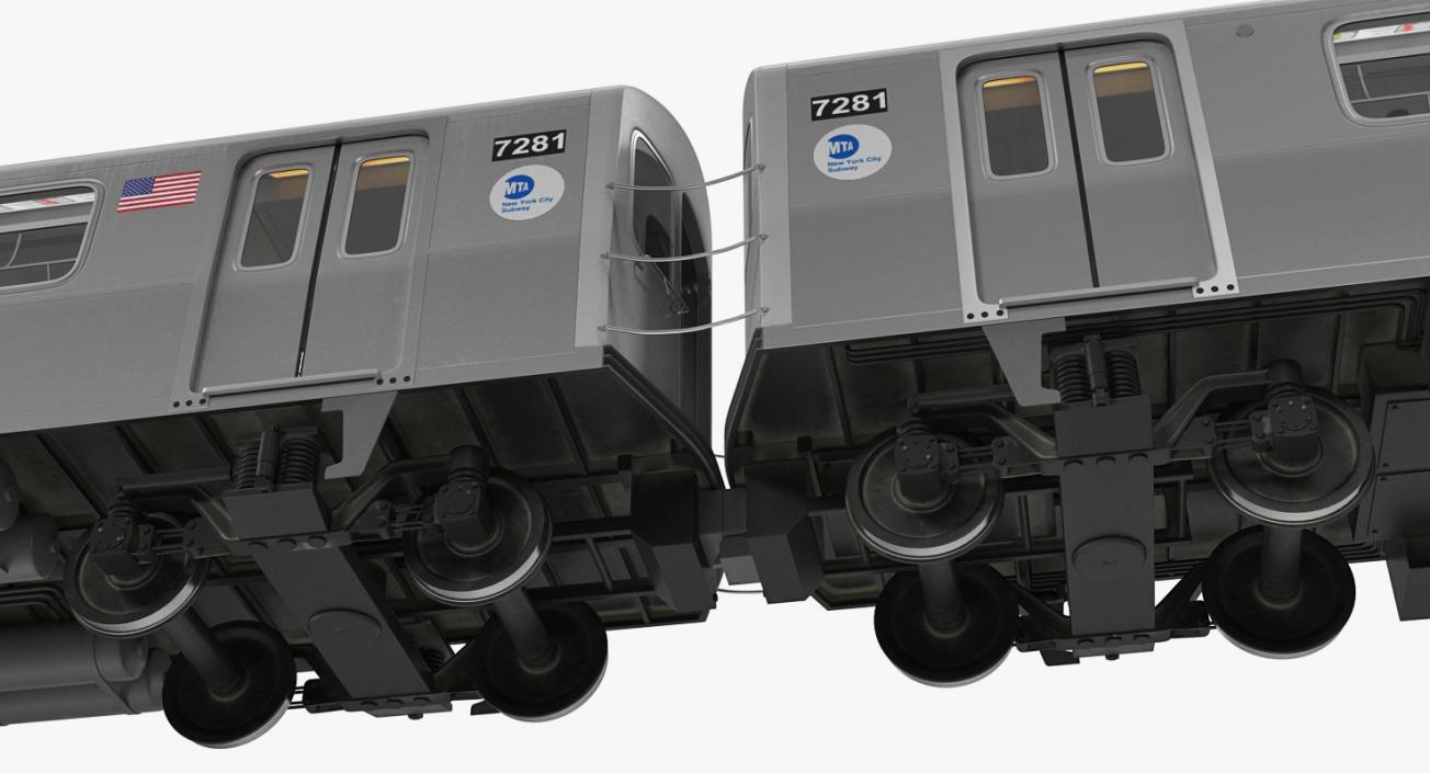 Subway Trains Collection 3D model