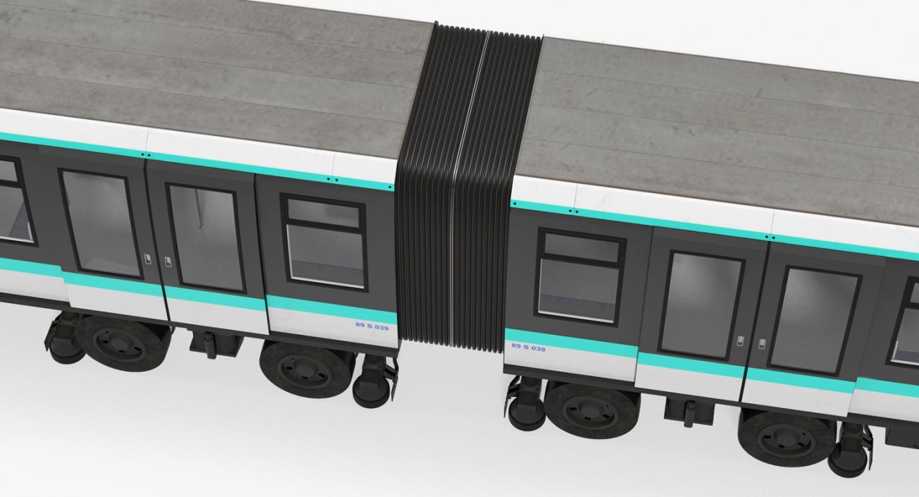 Subway Trains Collection 3D model