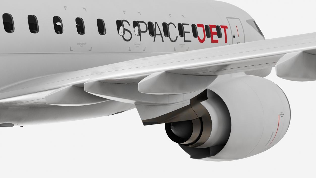 Mitsubishi SpaceJet M100 Retracted Landing Gear 3D