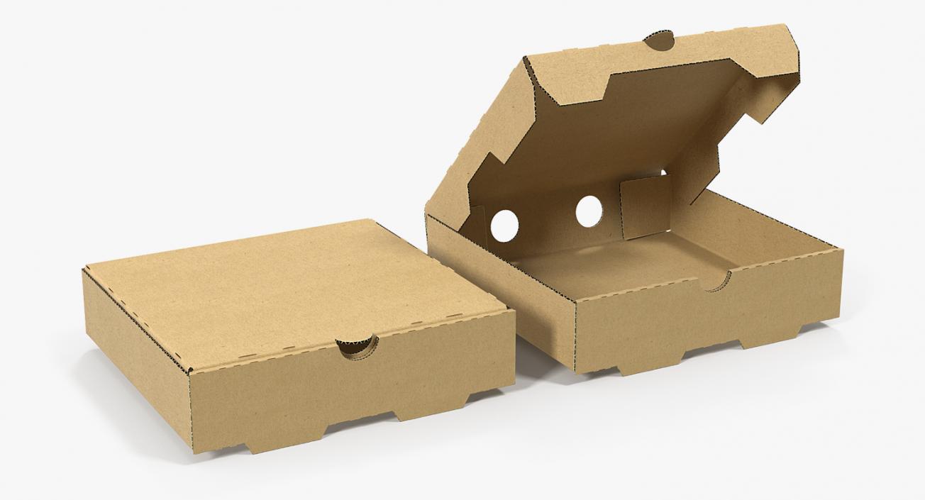 3D Fast Food Containers Collection