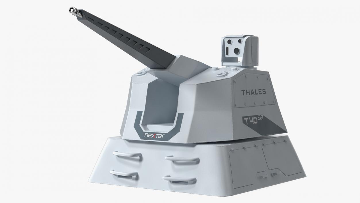 3D model Thales Autonomous RAPID Fire Turret