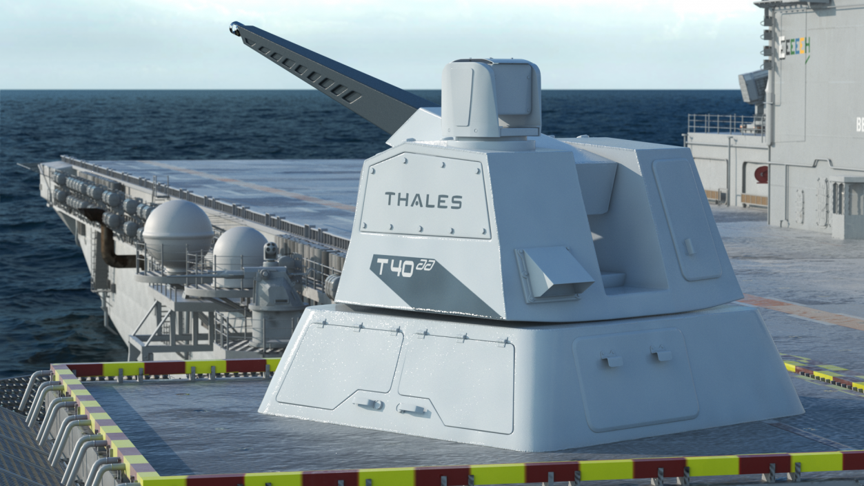 3D model Thales Autonomous RAPID Fire Turret