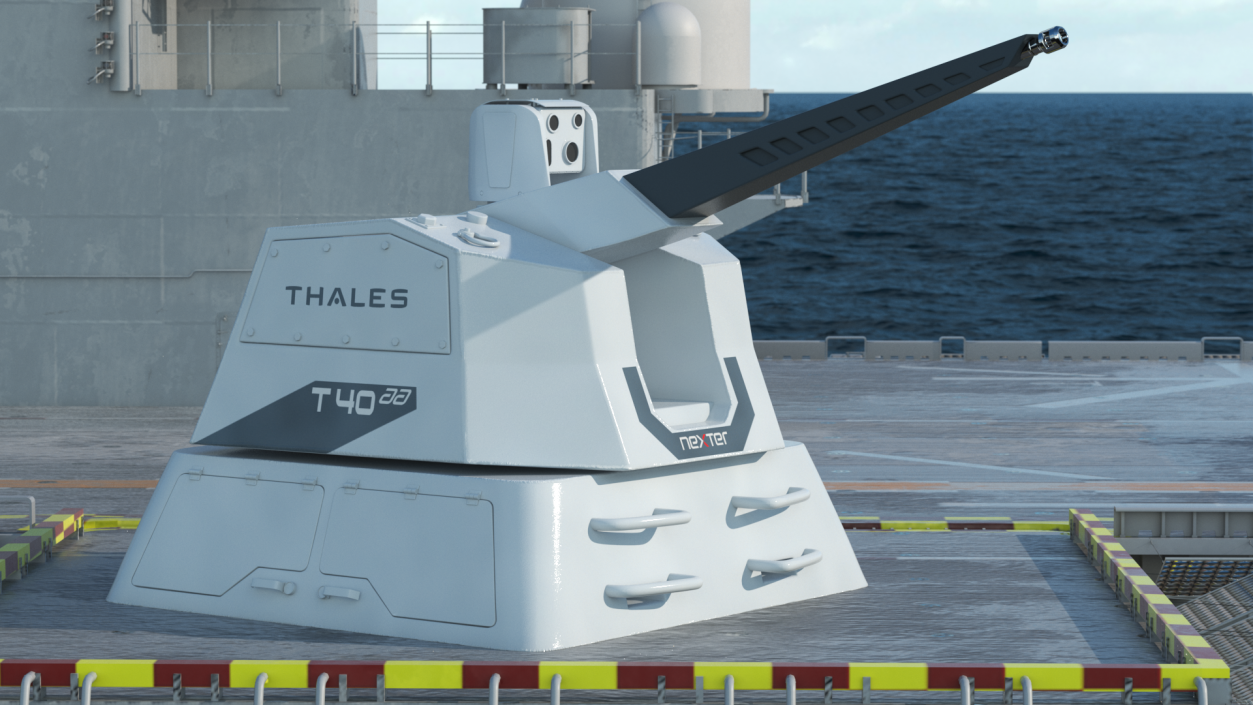 3D model Thales Autonomous RAPID Fire Turret