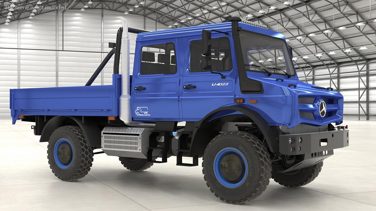 Mercedes Benz Unimog 4023 Off Road Vehicle 3D