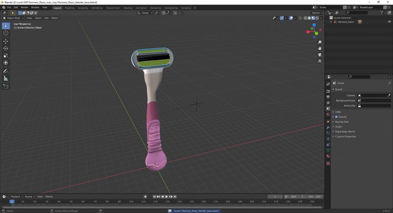 Womens Razor 3D