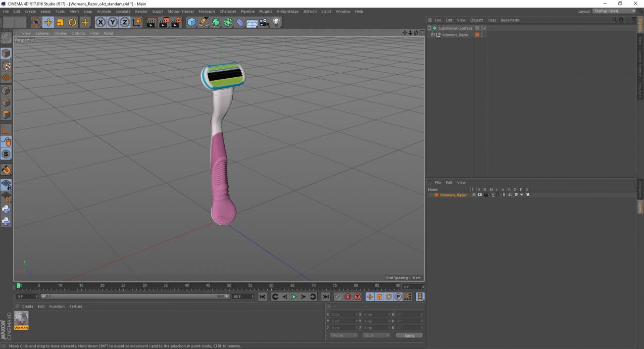 Womens Razor 3D