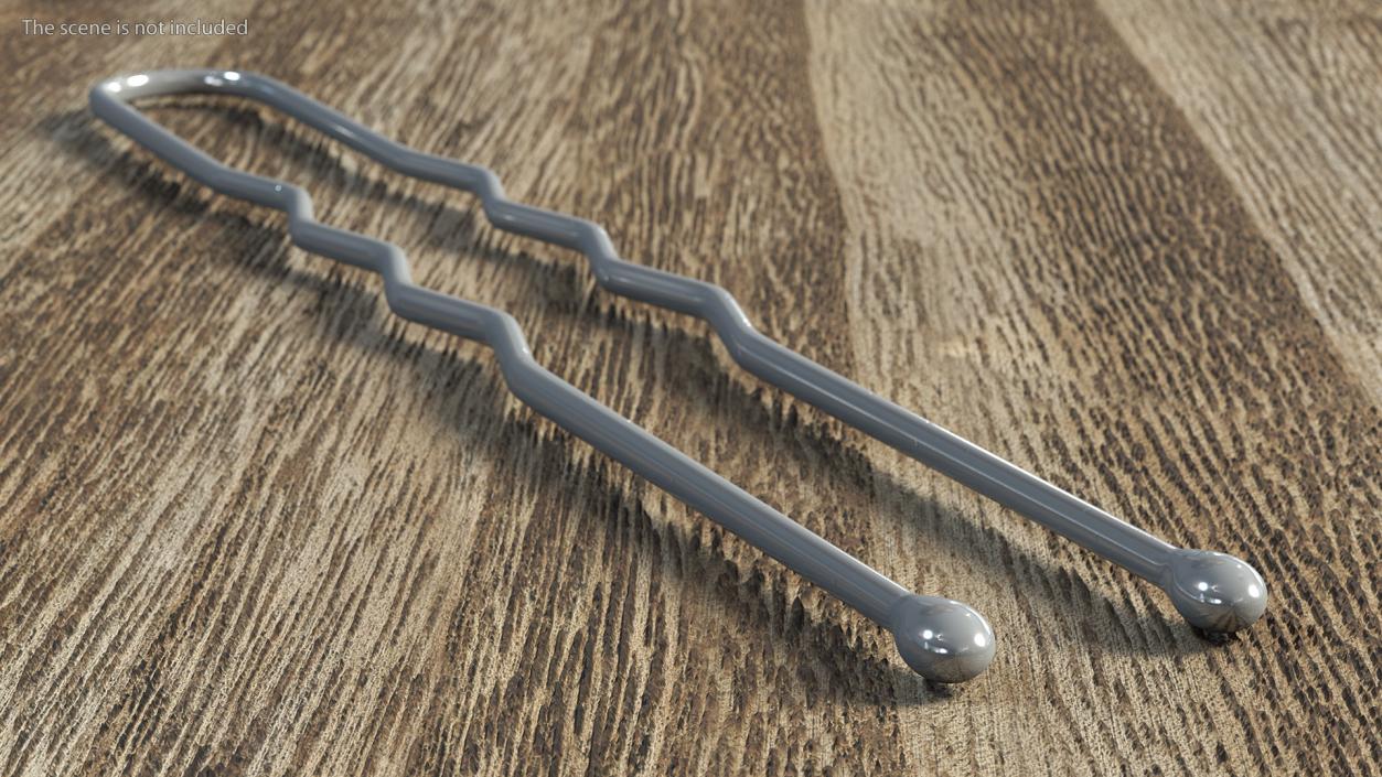 Hairpins Collection 3D model