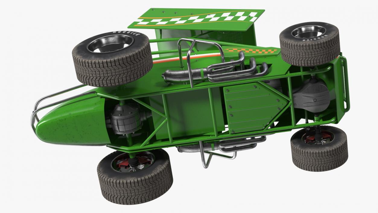 American Sprint Car 3D model