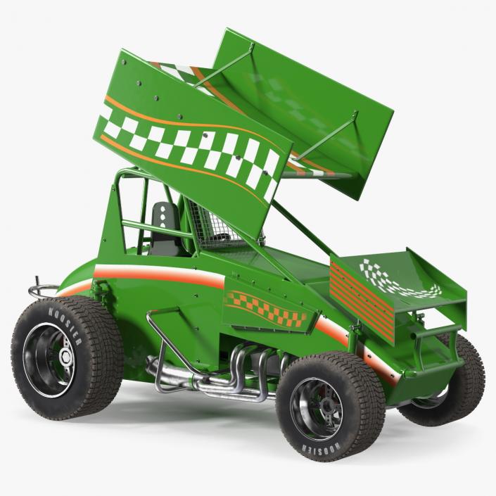 American Sprint Car 3D model