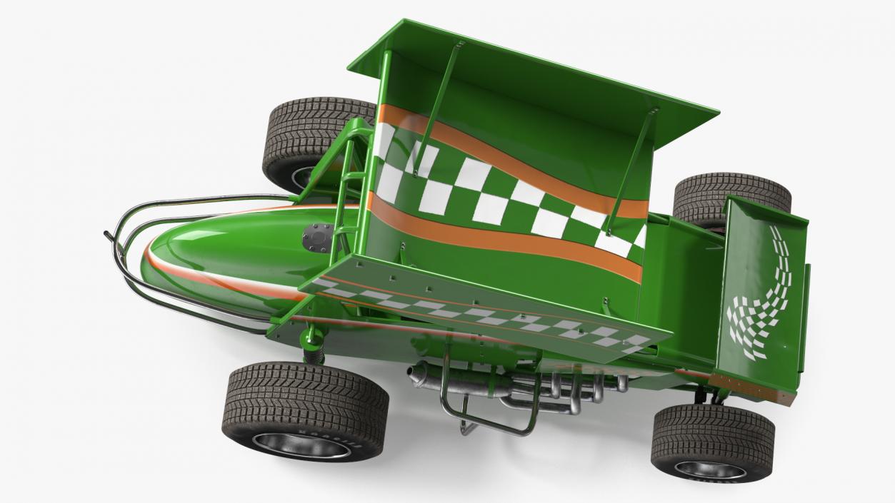 American Sprint Car 3D model