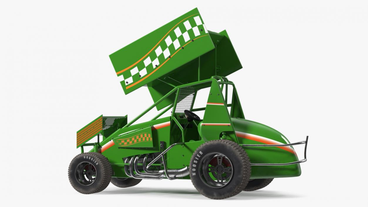 American Sprint Car 3D model