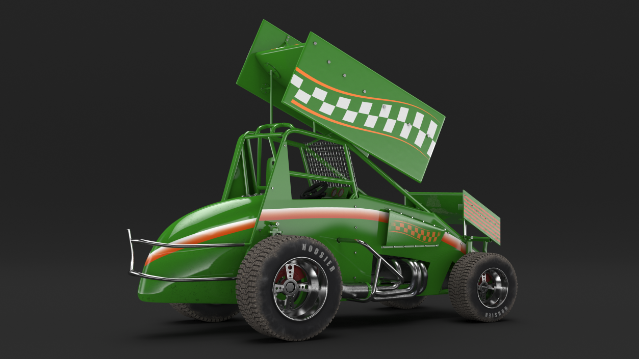 American Sprint Car 3D model